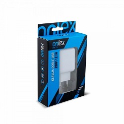 Compra CLAVIJA DOBLE USB ONLEX 230V 2.1A al mejor precio