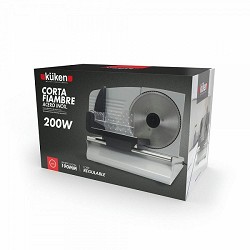 Compra CORTA FIAMBRES 200W KUKEN INOX al mejor precio