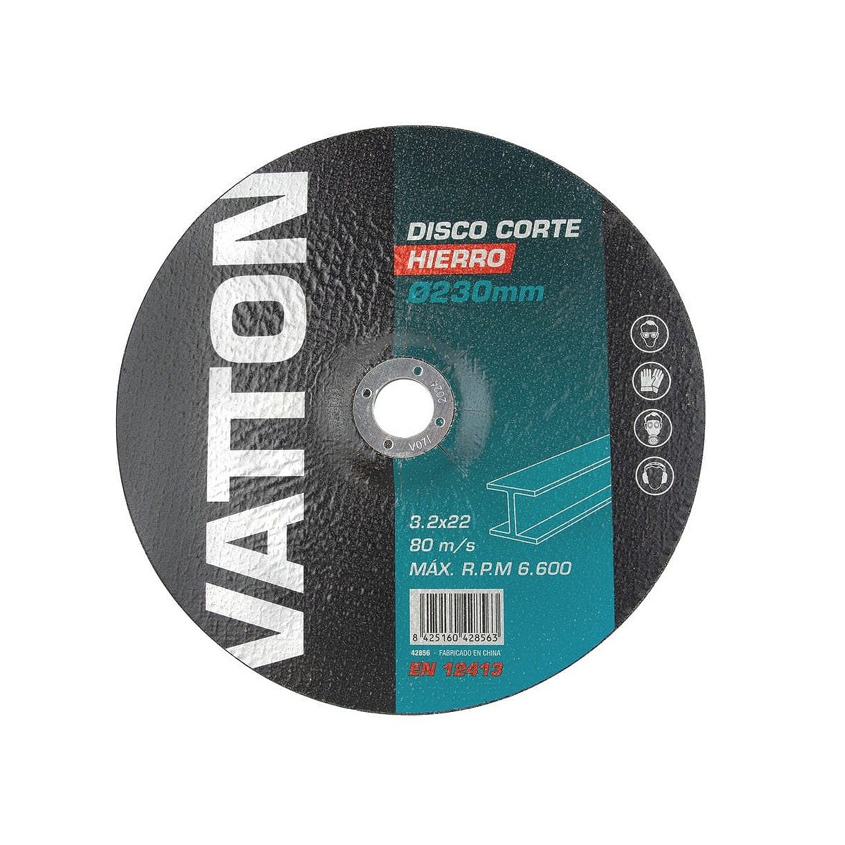 Compra DISCO CORTAR HIERRO VATTON 230x3.2x22 MM al mejor precio