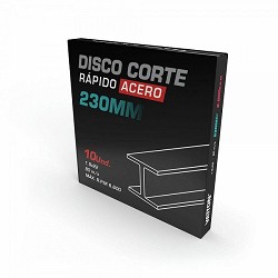 Compra DISCO CORTE RÁPIDO ACERO VATTON 230x1.9x22 MM al mejor precio