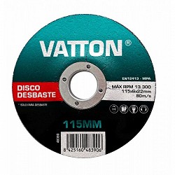 Compra DISCO DESBASTE VATTON 115MM 6,0MM al mejor precio