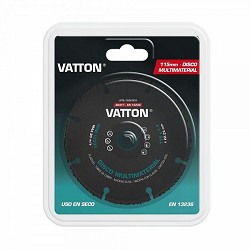 Compra DISCO MULTIMATERIAL 115MM VATTON al mejor precio