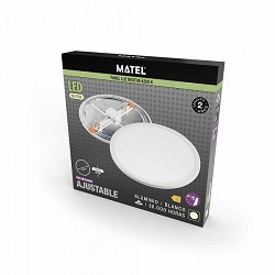 Compra DOWNLIGHT LED AJUSTABLE REDONDO MATEL BLANCO 15W NEUTRA al mejor precio