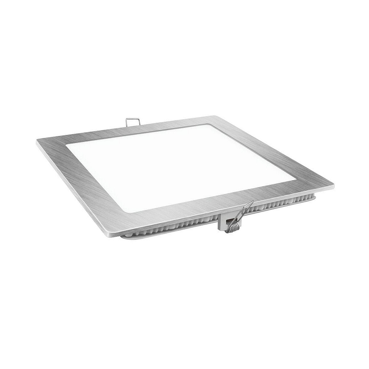 Compra DOWNLIGHT LED CUADRADO PLATA MATEL 12W CÁLIDA al mejor precio