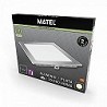 Compra DOWNLIGHT LED CUADRADO PLATA MATEL 15W NEUTRA al mejor precio