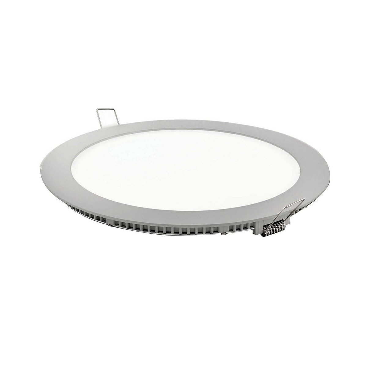 Compra DOWNLIGHT LED REDONDO PLANO MATEL PLATA 18W FRÍA al mejor precio