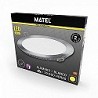 Compra DOWNLIGHT LED REDONDO PLATA MATEL 12W CÁLIDA al mejor precio