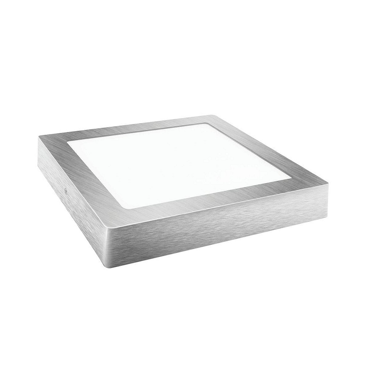 Compra DOWNLIGHT LED SUPERFICIE CUADRADO PLATA MATEL 12W FRÍA al mejor precio