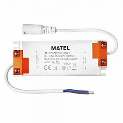 DRIVER PANEL LED MATEL 40W...