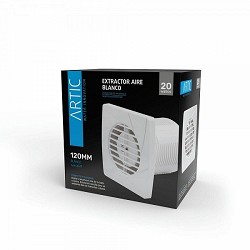 Compra EXTRACTOR DE AIRE ARTIC 20W 120MM BLANCO al mejor precio