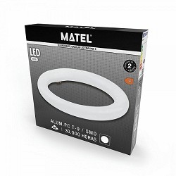 Compra FLUORESCENTE LED CIRCULAR MATEL 22CM 15W FRÍA al mejor precio