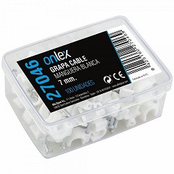 Compra GRAPA CABLE MANGUERA ONLEX 7MM (100UDS) al mejor precio