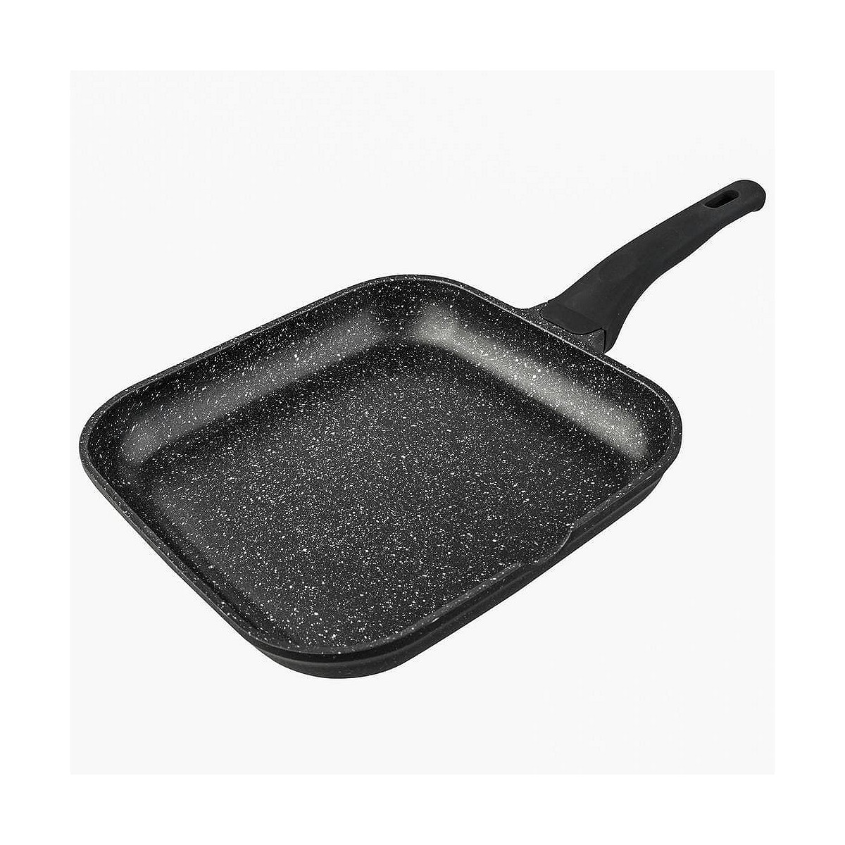 Compra GRILL ALUMINIO FUNDIDO MANGO FIJO SUPERFICIE LISA PIEDRA 28CM al mejor precio