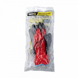 Compra GUANTE POLIÉSTER/LÁTEX WORKFIT ROJO/NEGRO TALLA 8 al mejor precio