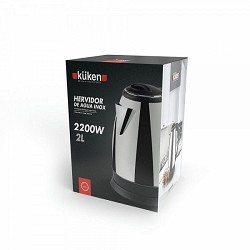 Compra HERVIDOR AGUA ELÉCTRICO INOX 1500W 2L KÜKEN al mejor precio