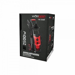 Compra HIDROLIMPIADORA ALTA PRESIÓN WŌRGRIP 2500W 195 BAR al mejor precio