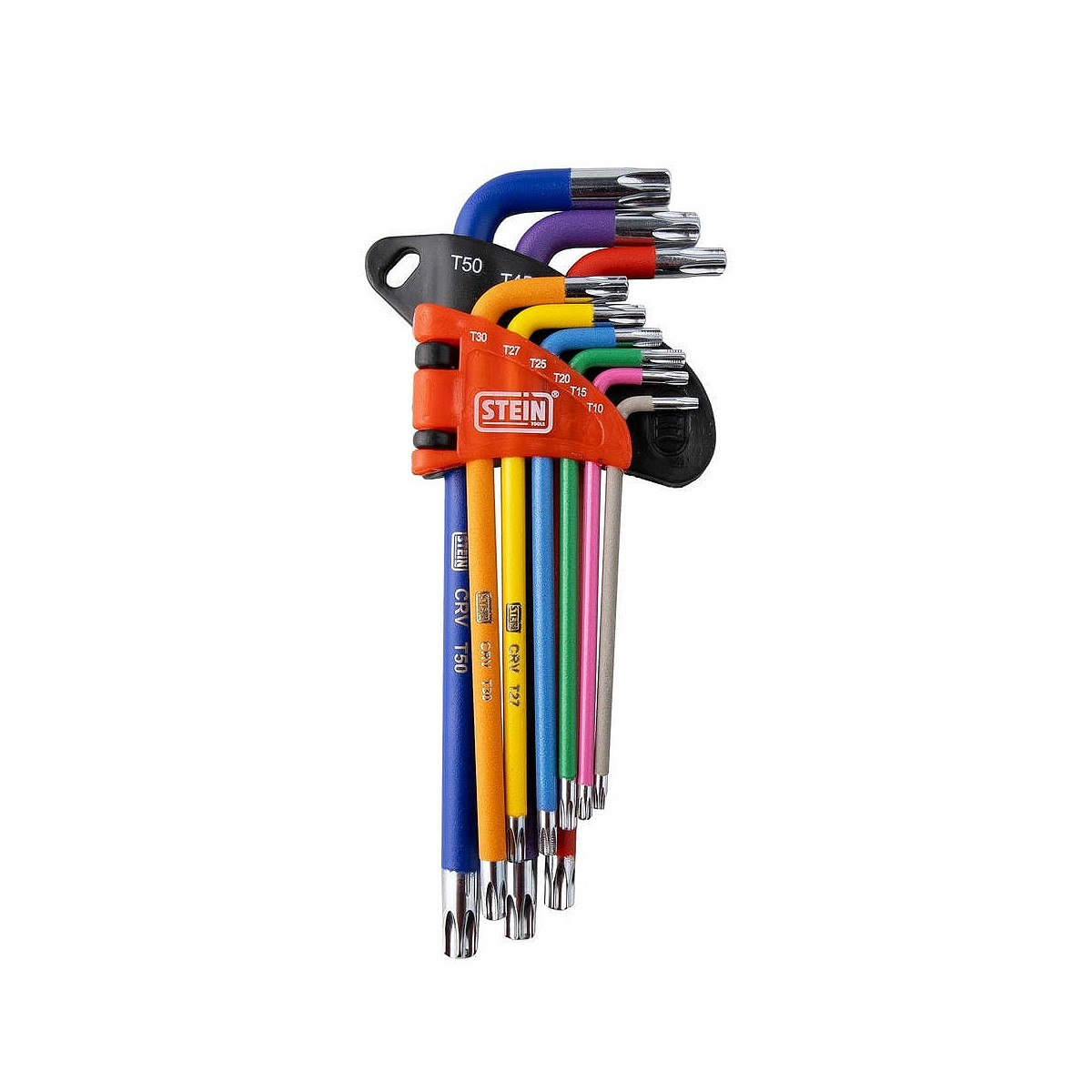 Compra JUEGO LLAVE TORX STEIN LARGA CR-V CON AGUJERO 9 PIEZAS COLORES al mejor precio