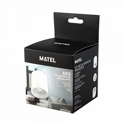 Compra KIT ARO SUPERFICIE BASCULANTE MATEL REDONDO BLANCO al mejor precio