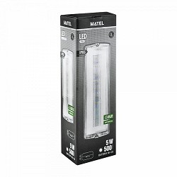 Compra LUZ DE EMERGENCIA LED MATEL 5W 500LM IP65 34CM al mejor precio