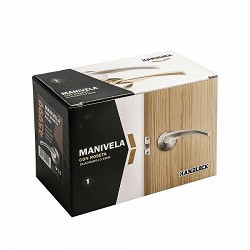 Compra MANILLA ALUMINIO CON ROSETA 50MM HANDLOCK CURVA CROMO MATE al mejor precio