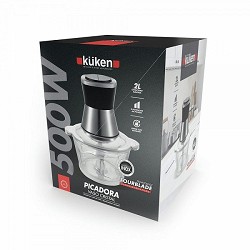 Compra PICADORA VASO CRISTAL 500W 2L al mejor precio