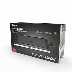 Compra PLANCHA ASAR ELÉCTRICA DESMONTABLE 60x32 2200W KUKEN al mejor precio