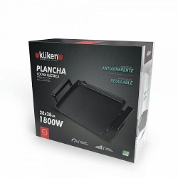 Compra PLANCHA ASAR ELÉCTRICA KUKEN 1800W 28x28CM al mejor precio