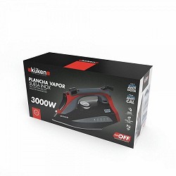 Compra PLANCHA VAPOR KÜKEN SUELA INOX 3000W al mejor precio