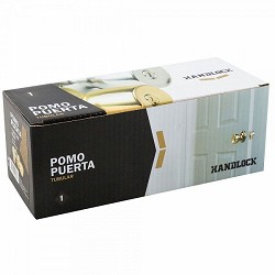 Compra POMO PUERTA HANDLOCK TUBULAR PASO CROMO MATE al mejor precio