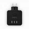 Compra POWERCUBE 10A 3 TOMAS + 3USB ONLEX SIN CABLE NEGRO al mejor precio