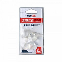 Compra PROTECTOR INFANTIL ESQUINAS HANSTIK 26x19MM 4U al mejor precio