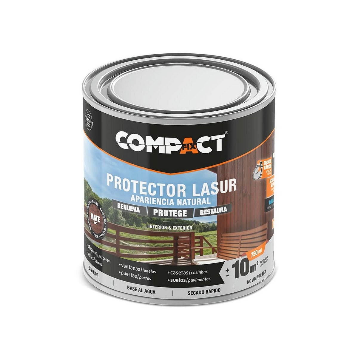 Compra PROTECTOR LASUR MATE 750ML CASTAÑO al mejor precio