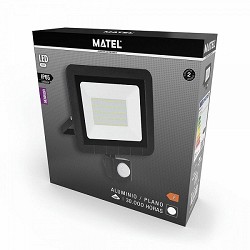 Compra PROYECTOR LED CON SENSOR NEGRO MATEL 10W al mejor precio