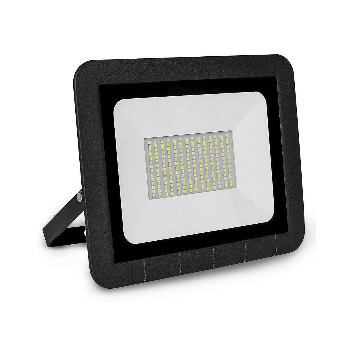 Compra PROYECTOR LED PLANO NEGRO MATEL IP65 100W FRÍA al mejor precio