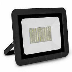 Compra PROYECTOR LED PLANO NEGRO MATEL IP65 75W FRÍA al mejor precio