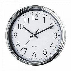 Compra RELOJ COCINA BLANCO/CROMO REDONDO 25CM KÜKEN al mejor precio