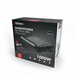 Compra SANDWICHERA PARRILLA/GRILL 1000W KÜKEN al mejor precio