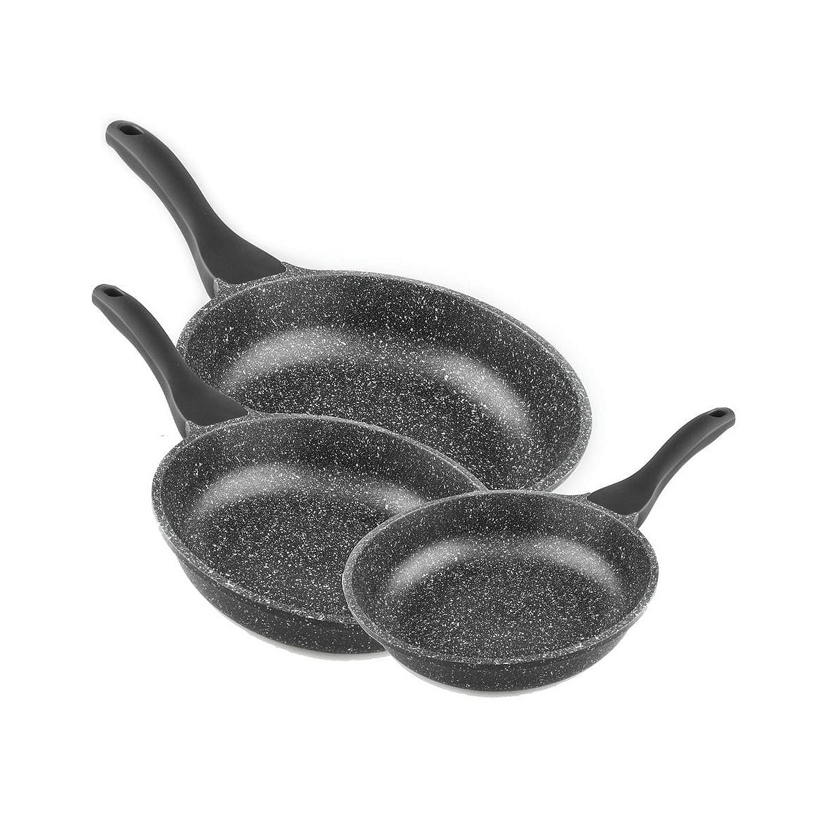 Compra SARTÉN ALUMINIO BLACK PIEDRA SET3 18-22-26CM al mejor precio