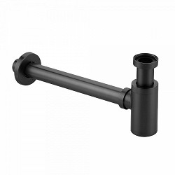 Compra SIFÓN VISTO LAVABO ARTIC 1/4"x32 NEGRO MATE al mejor precio