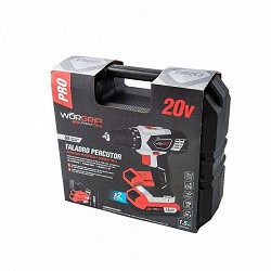 Compra TALADRO PERCUTOR WORGRIP 20V 2 BATERÍAS 1.5AH al mejor precio