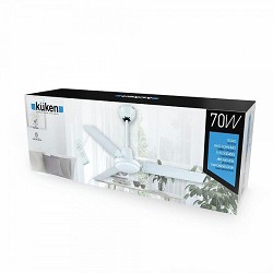 Compra VENTILADOR DE TECHO BLANCO 70W CON MANDO al mejor precio