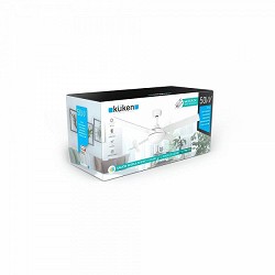 Compra VENTILADOR DE TECHO LUZ LED KÜKEN BLANCO 55W al mejor precio