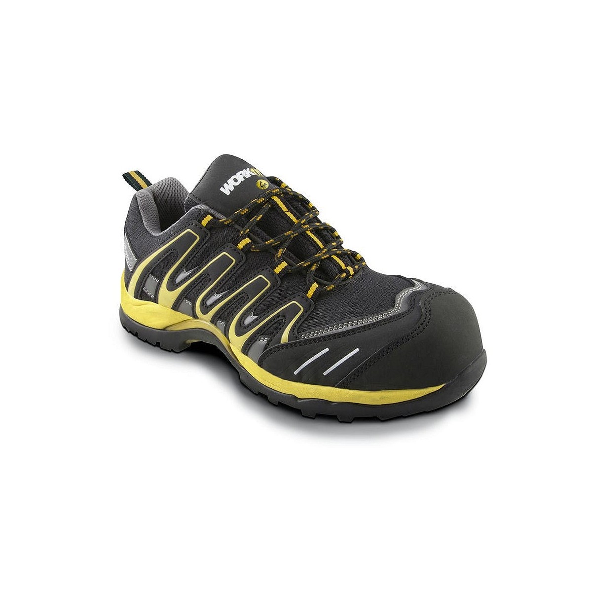 Compra ZAPATO DE SEGURIDAD ESD WORKFIT TRAIL AMARILLO Nº38 al mejor precio