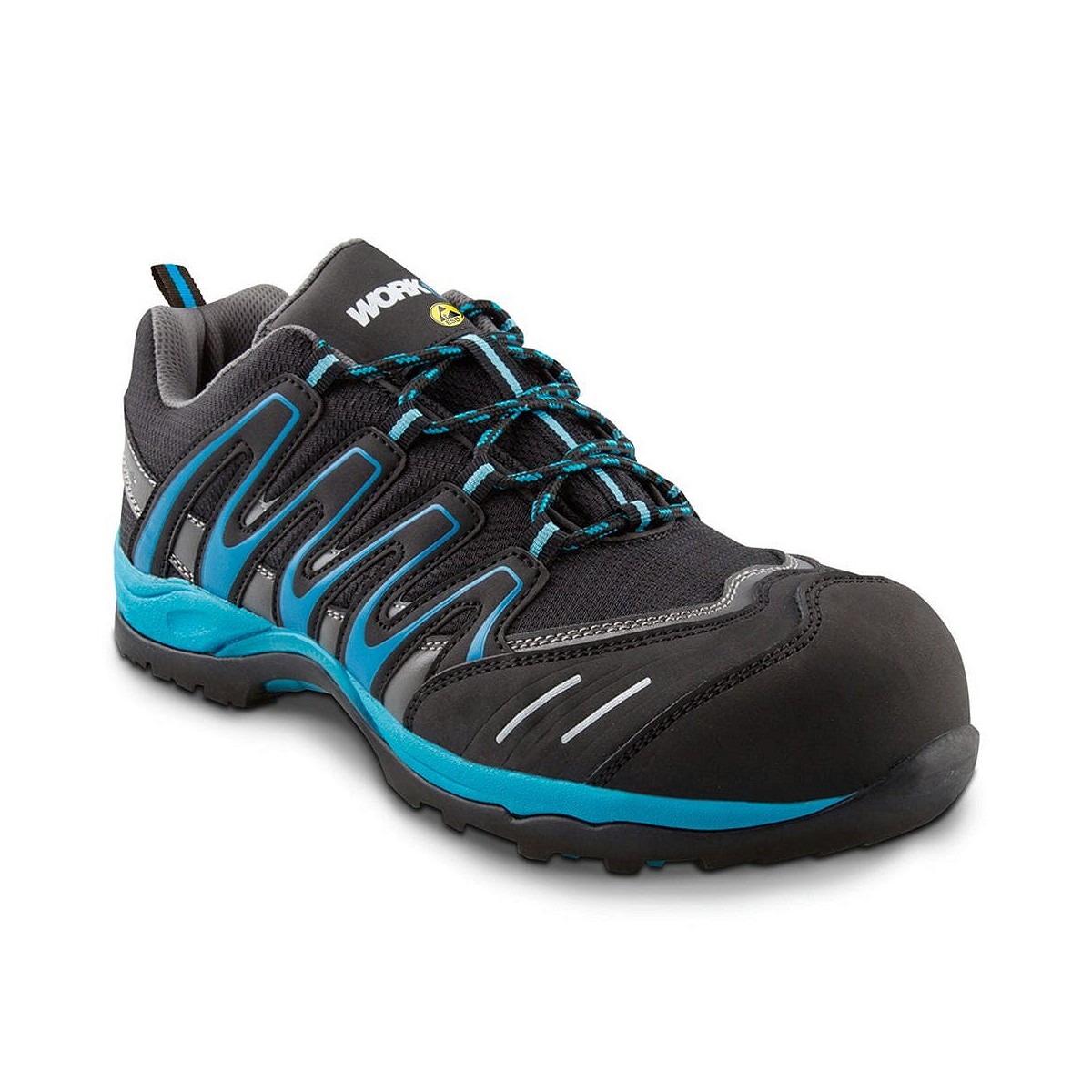 Compra ZAPATO DE SEGURIDAD ESD WORKFIT TRAIL AZUL Nº37 al mejor precio