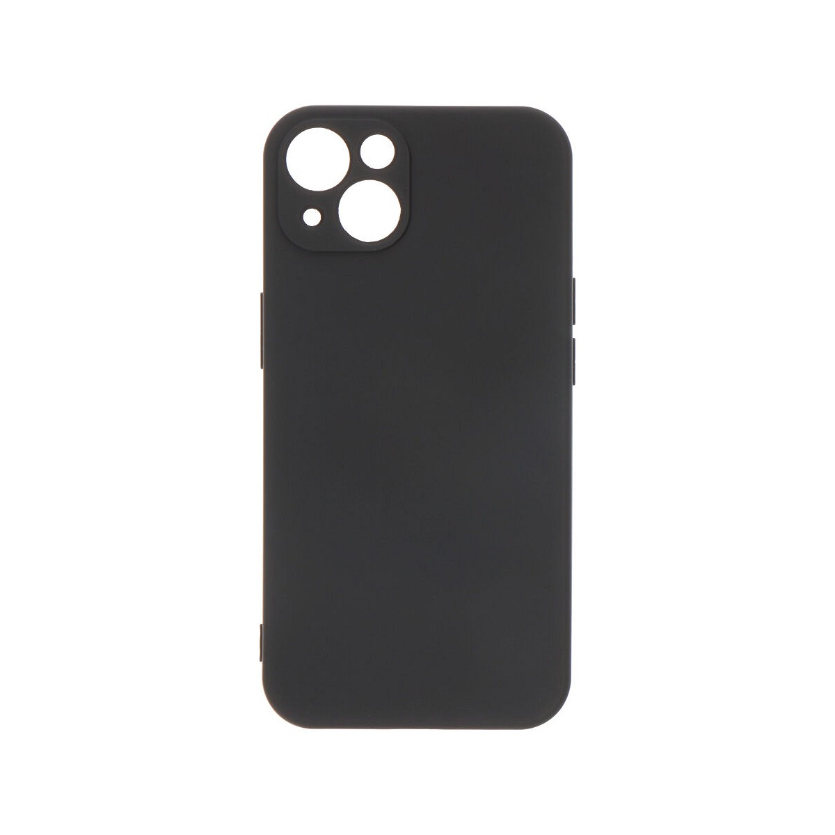 Carcasa negra de plástico soft touch para iphone 13
