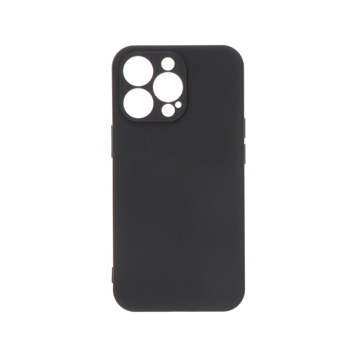 Carcasa negra de plástico soft touch para iphone 13 pro