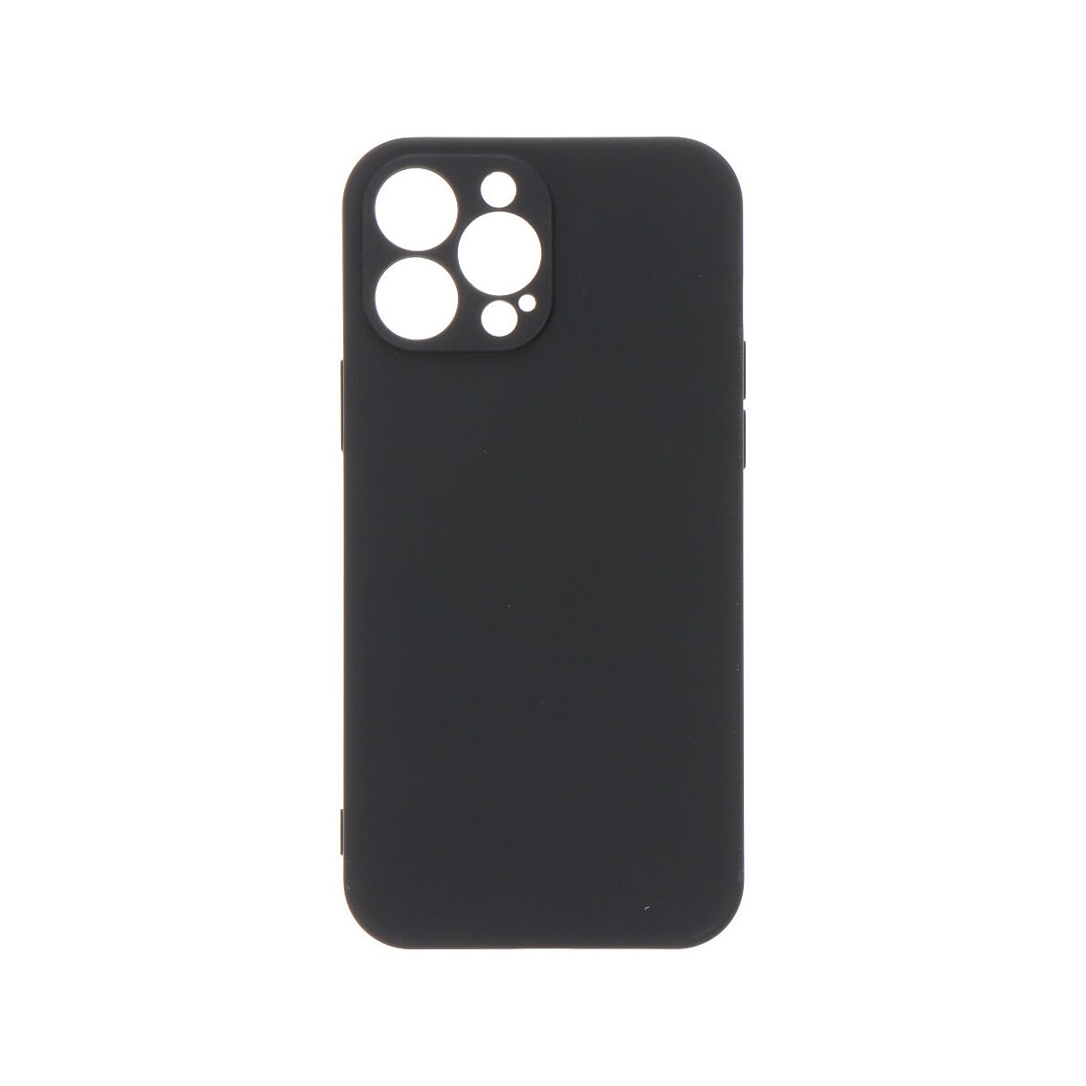 Carcasa negra de plástico soft touch para iphone 13 pro max