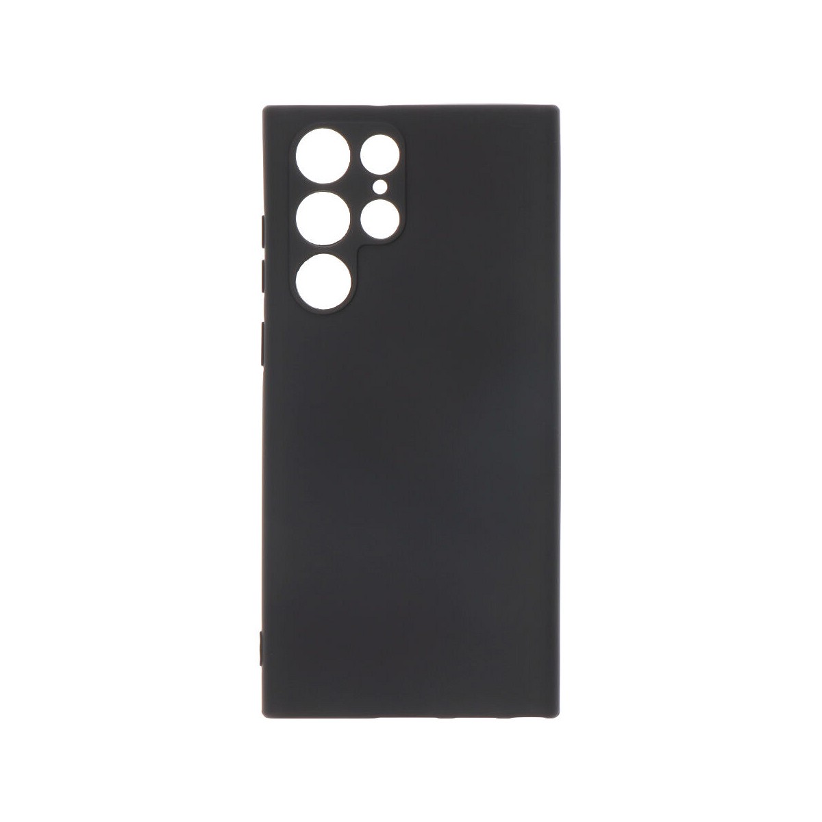 Carcasa negra de plástico soft touch para samsung s22 ultra