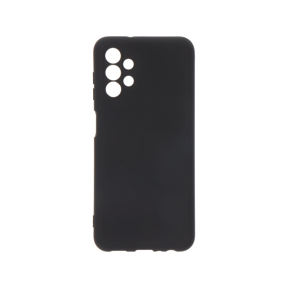 Carcasa negra de plástico soft touch para samsung a13 4g