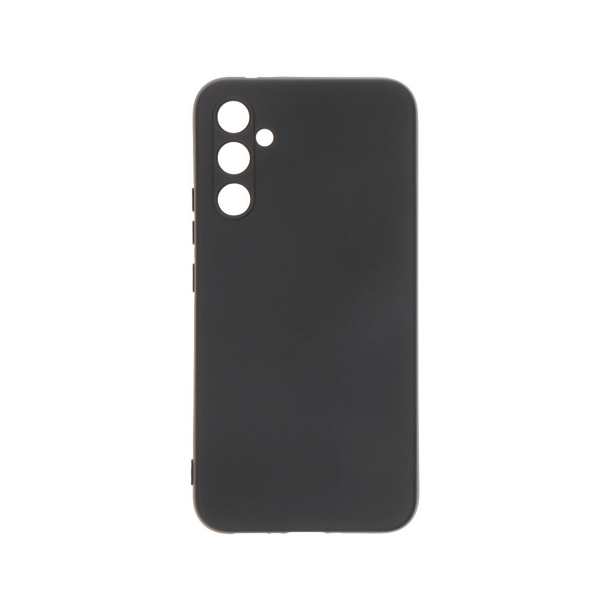 Carcasa negra de plástico soft touch para samsung a34 5g